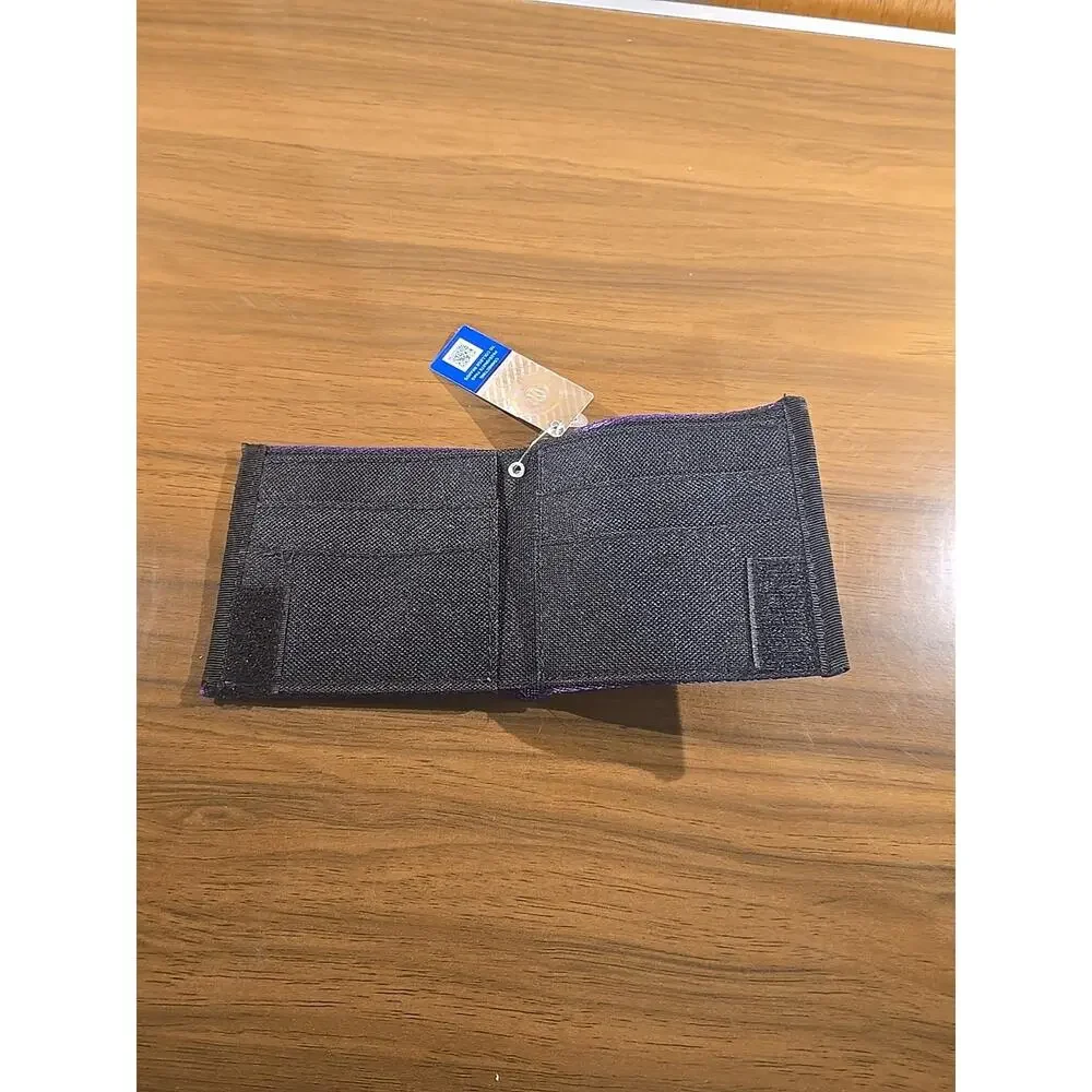 NEW BIFOLD Clemson Tigers Nylon Wallet